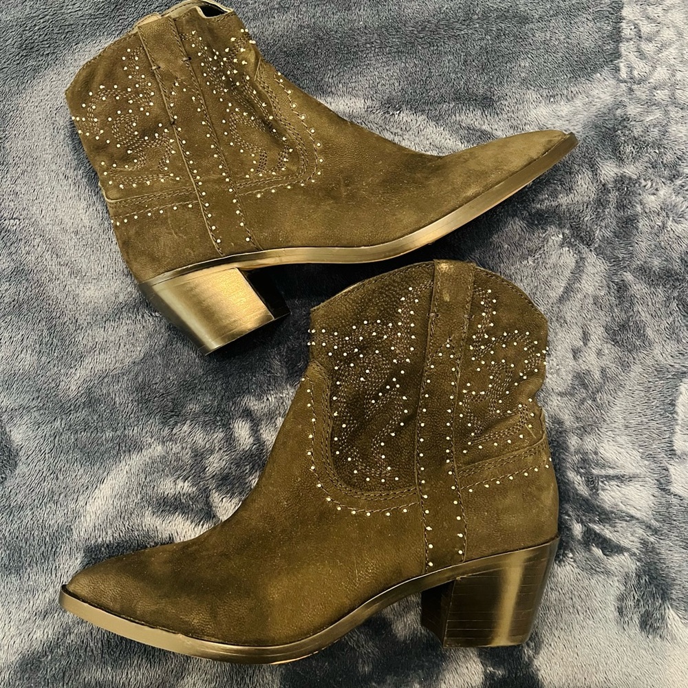 Dolce Vita Black Velvet Boots